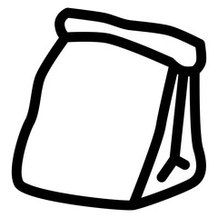 Paper Bag Outline