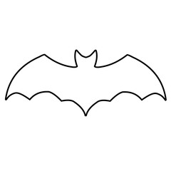 Bat Outline Vector 