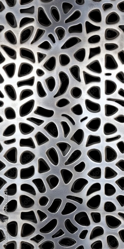 Poster decorative pattern with organic shapes creates an elegant and modern backdrop for design
