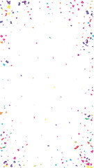 Falling letters of English language. Colorful