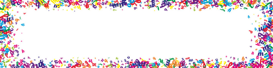 School notebook cover. Colorful childish floating