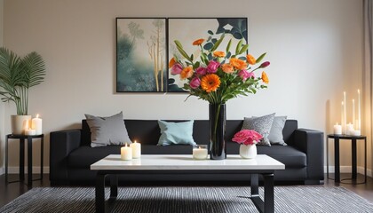 modern style Livingroom interior design