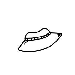 Hand drawn summer holiday elements