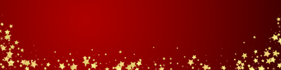 Magic stars vector overlay.  Gold stars scattered