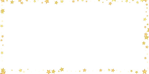 Magic stars vector overlay.  Gold stars scattered