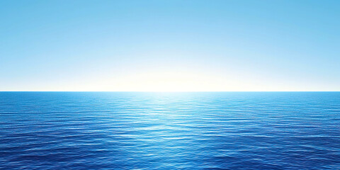 Fototapeta premium Abstract horizon in the ocean