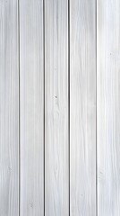 Obraz premium A detailed image of a white wood plank wall, emphasizing the smooth finish and subtle shadows created by soft overhead lighting,No blurriness