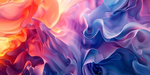 Obraz premium Abstract energy expression, Neon dream world, Neon energy expression, Fluid energy design 