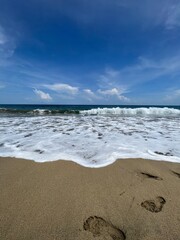 beach and sea