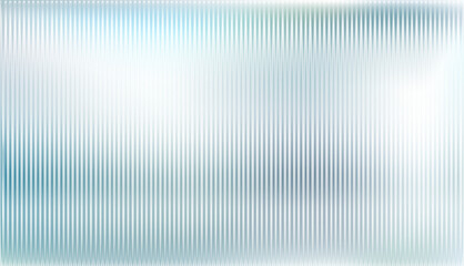 Vector ribbed glass texture background. Blue white grey green ribbed glass. Mesh gradient. acrylic ribbed bath surface. Reeded glass background semitransparent overlay. Bath wall window