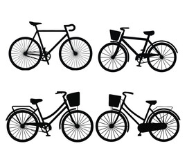 Bicycle silhouette