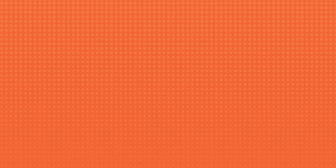 Fototapeta premium Dots halftone orange color pattern gradient texture with technology digital background. Dots pop art comics with summer background. vector modern halftone