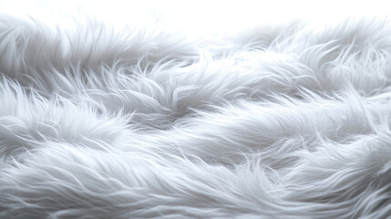 Soft white fluffy texture resembling fur with smooth flowing strands.