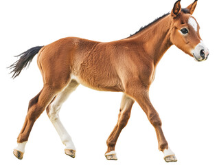 Obraz premium a brown and white horse
