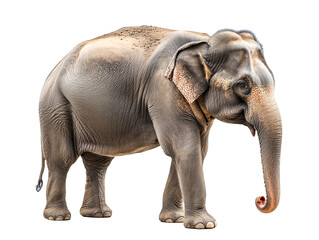 Obraz premium an elephant with a long trunk