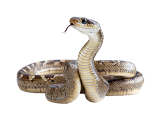 a snake with its tongue out