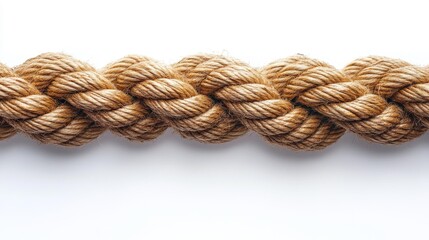 Braided Rope Close-Up Generative AI