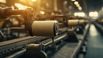 Vintage Factory Floor: A Glimpse into Industrial History