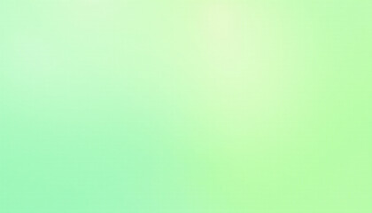 Obraz premium Abstract soft mint and lime gradient noisy grain background texture