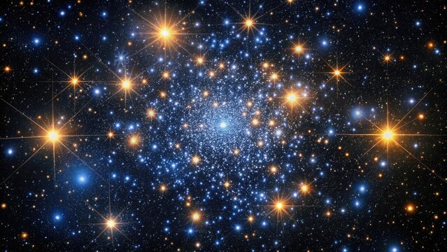 A High-Resolution Image Of The M67 Open Star Cluster, A Compact Celestial Group Of Stars Located In The Constellation Cancer