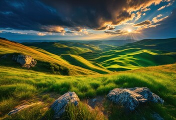 vibrant cloud formations over dynamic landscapes vivid colors textures capturing beauty, aerial, clouds, skies, nature, scenery, horizons, sunlight, views