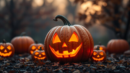 spooky halloween pumpkin jack 