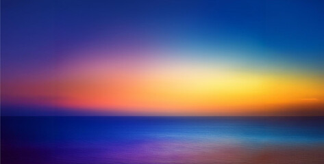 sunset in the sea colourful background