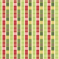 Christmas pattern in red and green colors. Geometric holiday abstract design. Holiday wrapping paper