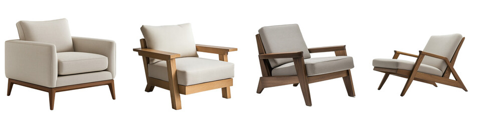 Sepia-colored Minimalist Chair