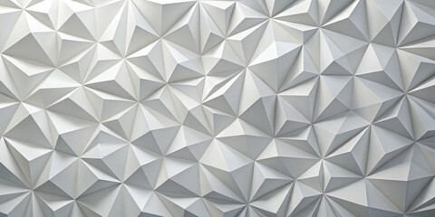Abstract Geometric White Triangles Wall, geometric, abstract, pattern