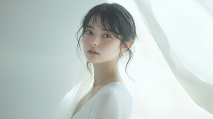 asian girl modelling 