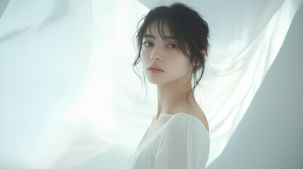 asian girl modelling 