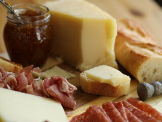 Meat and cheese board