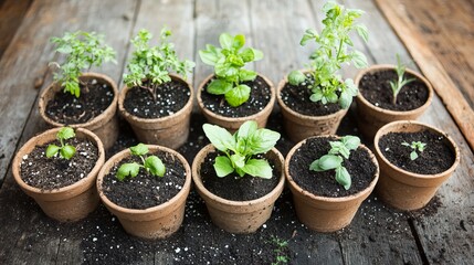 Use a combination of potting mix and soil from the garden or yard to create a well-draining growing medium that supports plant growth. 