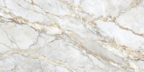 Obraz premium White Marble with Golden Veins, Luxury Texture, Natural Stone, Background, Interior Design ,marble, veins