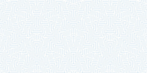 Vector blue and white geometric seamless pattern with small shapes, stripes, rhombuses, squares, crossing lines. Modern abstract geometry. Minimalist background texture. Stylish repeated geo design