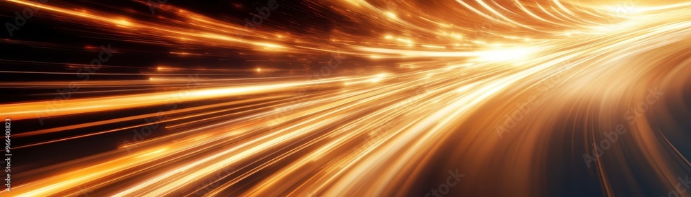Aufkleber abstract light trails create a vibrant and dynamic motion effect, evoking speed and energy in a visu