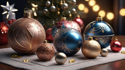 New Year's mood and toys