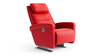 Fototapeta premium Red Recliner Chair