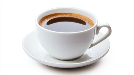 Fototapeta premium A White Cup of Coffee