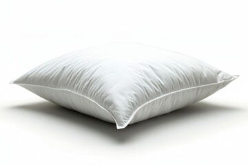 White Pillow Isolated on White Background