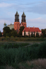 The Basilica Cathedral, dedicated to the apostles St Peter and St Paul, is located on the island of Ostrow Tumski in Poznan, Poland