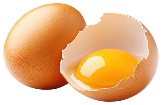 PNG Fresh cracked egg yolk