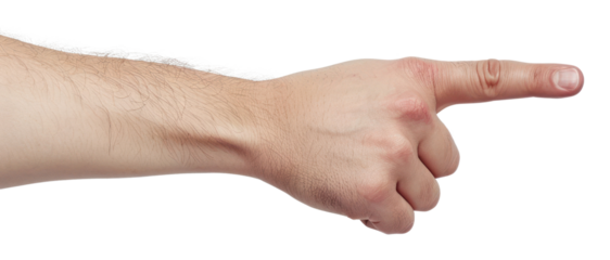 PNG  Index finger hand white background gesturing.