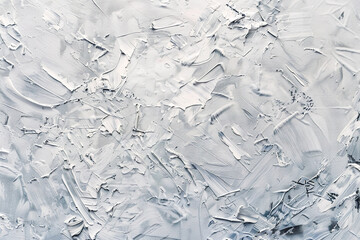 Obraz premium A white and black painting with a lot of texture and paint splatters,