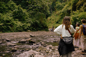 people walking in the park