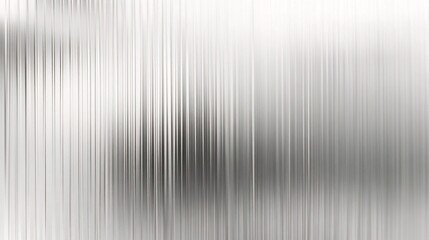 Obraz premium The grey and white gradient creates a privacy glass refraction with a 3D rendering effect. Silver holographic chrome background with a ribbed texture and corrugated effect.