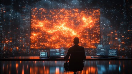 Cybersecurity expert delivers an engaging presentation on digital threats at a conference in 2023