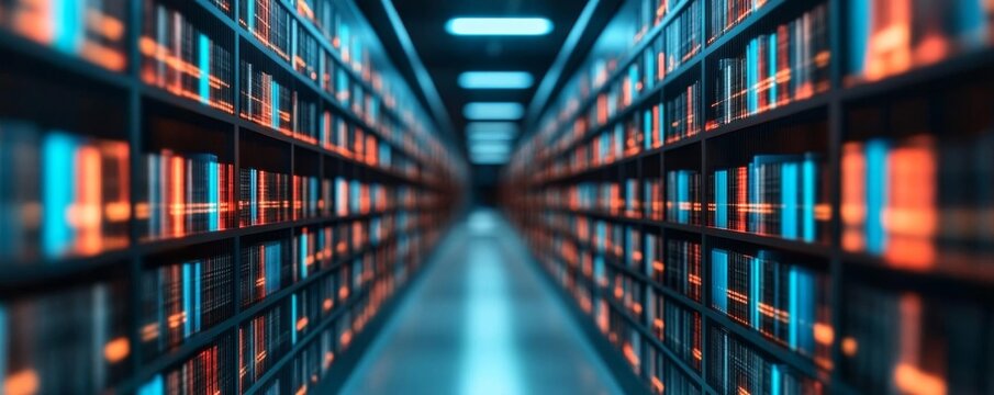 Virtual library access, fingerprint authentication, holographic digital archives