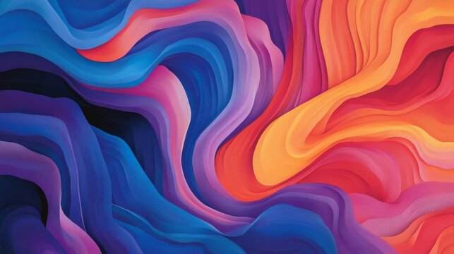 AI-generated art piece visualizing complex algorithms in vibrant colors, data art, algorithmic creativity